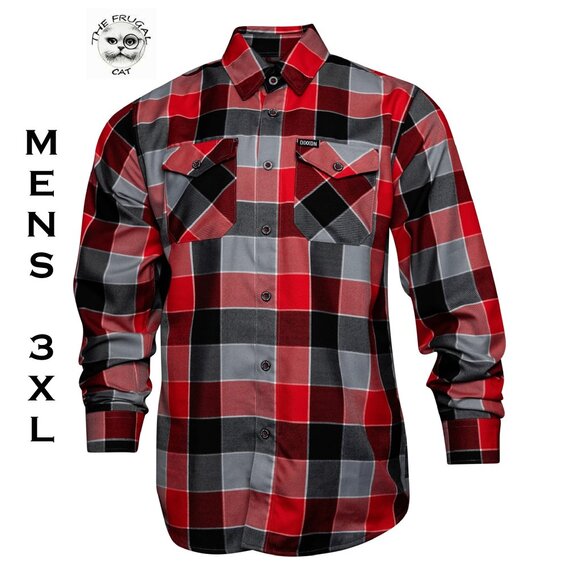 DIXXON FLANNEL - COUPE DE VILLE Flannel Shirt - Men's 3XL - Picture 1 of 12